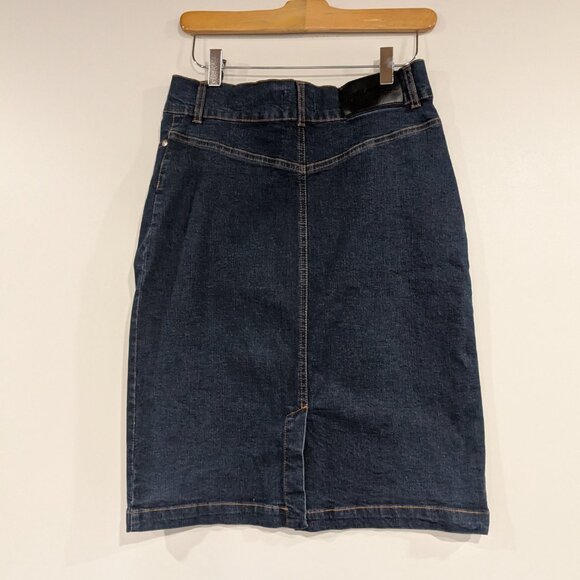 Jeans Votre Nom Denim Pencil Skirt Blue Size 6 - Picture 3 of 4